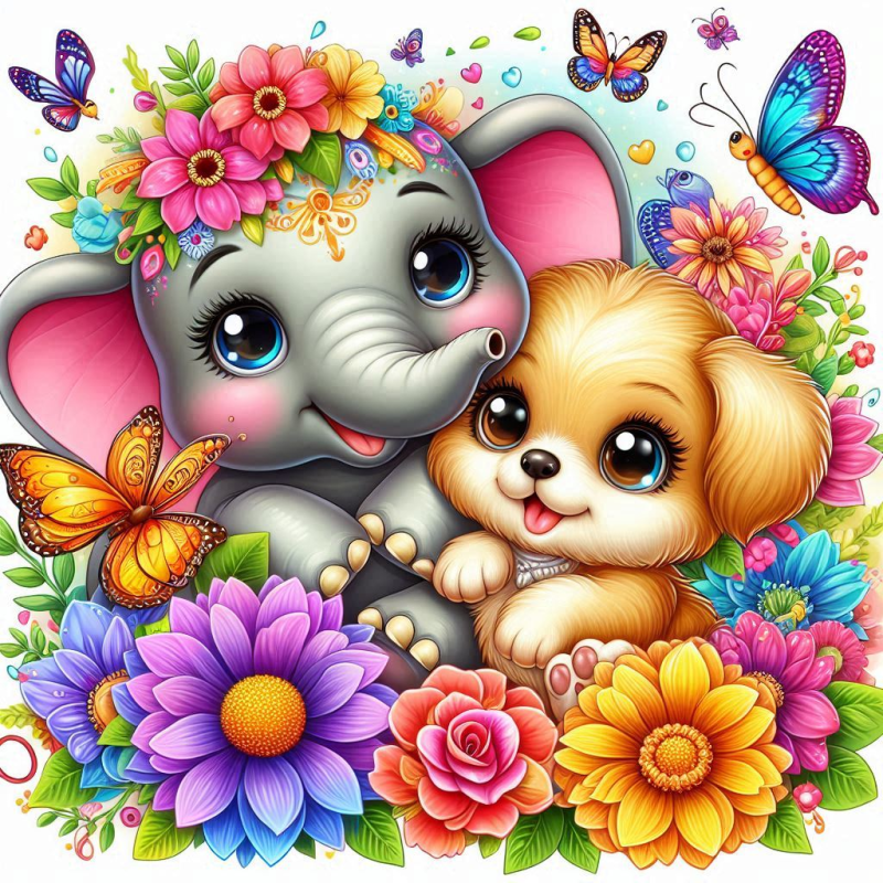 Cute animals for kids