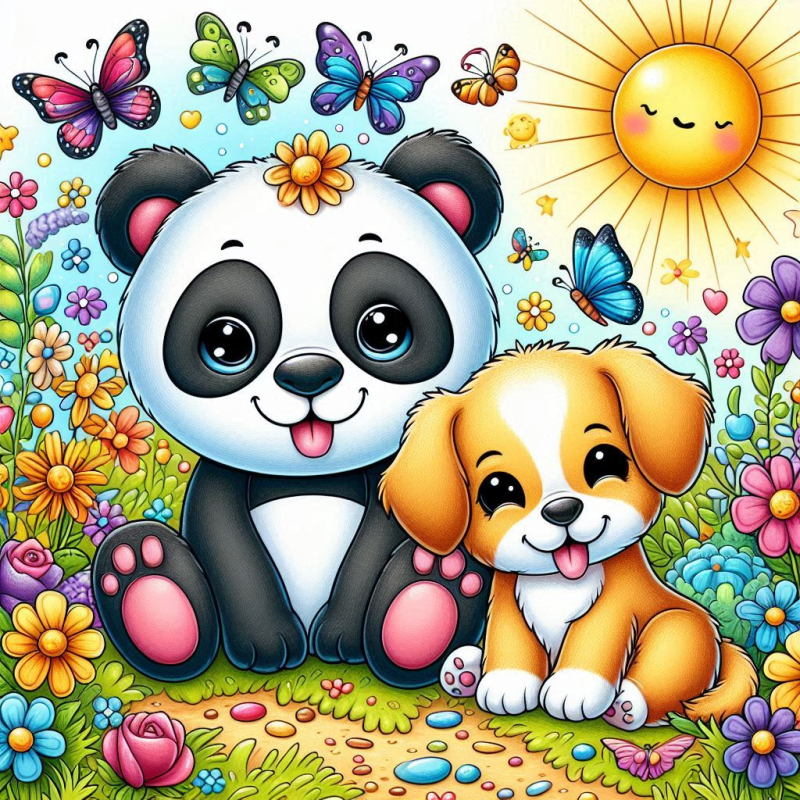 Cute animals for kids