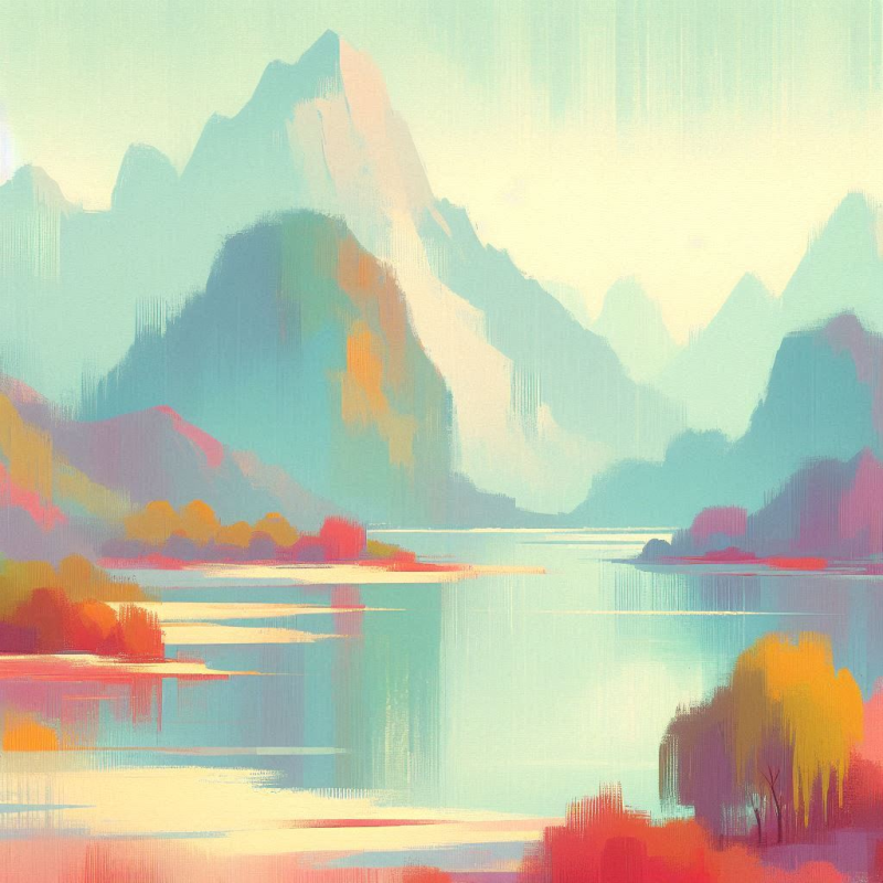 Nature and scenery impressionist painting