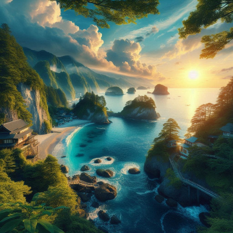 Nature and scenery seaside
